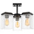 Crossroads Three Light Semi Flush Mount (60-7658)