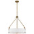 Nuvo Lighting - 60-7691 - Four Light Pendant - Halter - Natural Brass