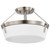 Nuvo Lighting - 60-7763 - Three Light Semi Flush Mount - Rowen - Brushed Nickel