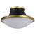 Nuvo Lighting - 60-7906 - Three Light Flush Mount - Lafayette - Matte Black