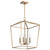 Nuvo Lighting - 60-7931 - Four Light Pendant - Emma - Burnished Brass