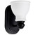 Nuvo Lighting - 60-8021 - One Light Vanity - Russel - Matte Black