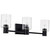 Nuvo Lighting - 60-8063 - Three Light Vanity - Clarksville - Matte Black