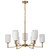 Nuvo Lighting - 60-8209 - Nine Light Chandelier - Liam - Burnished Brass