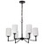 Nuvo Lighting - 60-8216 - Six Light Chandelier - Liam - Matte Black