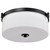 Nuvo Lighting - 60-8217 - Three Light Flush Mount - Liam - Matte Black