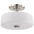 Nuvo Lighting - 60-8229 - Three Light Semi-Flush Mount - Lune - Brushed Nickel