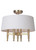 Ella Four Light Semi Flush Mount (44654-SB)