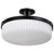 Nuvo Lighting - 60-8647 - Three Light Semi-Flush Mount - Solara - Matte Black