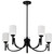 Nuvo Lighting - 60-8650 - Five Light Chandelier - Solara - Matte Black