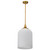 Nuvo Lighting - 60-8666 - One Light Pendant - Solara - Natural Brass