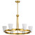 Nuvo Lighting - 60-8726 - Five Light Chandelier - Royale - Burnished Brass