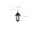 Cornerstone One Light Hanging Lantern (60-993)
