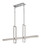 Nuvo Lighting - 62-136 - LED Island Pendant - Frame - Brushed Nickel