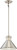 Nuvo Lighting - 62-851 - LED Pendant - Doral - Brushed Nickel / White Accents