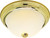 Nuvo Lighting - SF76-134 - Three Light Flush Mount - Polished Brass