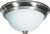 Nuvo Lighting - SF76-243 - Two Light Flush Mount - Brushed Nickel