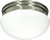 Nuvo Lighting - SF76-603 - Two Light Flush Mount - Brushed Nickel