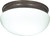 Nuvo Lighting - SF76-604 - Two Light Flush Mount - Old Bronze