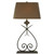 manufacturer_finish:Natural Rusted Iron|manufacturer_glass:12.5 X 15.5 X 9.5 Taupe Linen