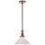 manufacturer_finish:Antique Nickel|manufacturer_glass:White Glass Slant Shade