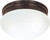 Nuvo Lighting - SF76-673 - Two Light Flush Mount - Old Bronze