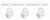 Nuvo Lighting - TK345 - Three Light Track Kit - Track Lighting Kits White - White