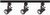 Nuvo Lighting - TK352 - Three Light Track Kit - Track Lighting Kits Black - Black