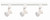 Nuvo Lighting - TK355 - Three Light Track Kit - Track Lighting Kits White - White