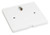 Nuvo Lighting - TP176 - Offset Monopoint - Track Parts - White