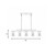 Calhoun Five Light Linear Chandelier (1-1023-5-322)