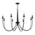 Savoy House - 1-1202-8-89 - Eight Light Chandelier - Stonecrest - Matte Black