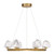 Savoy House - 1-1237-6-322 - LED Chandelier - Castello - Warm Brass