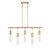 Chelsea Five Light Linear Chandelier (1-1365-5-322)