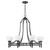 Savoy House - 1-1605-8-89 - Eight Light Chandelier - Allston - Matte Black