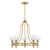 Savoy House - 1-1606-5-322 - Five Light Chandelier - Allston - Warm Brass