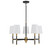 Brody Five Light Chandelier (1-1630-5-143)