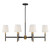 Brody Six Light Linear Chandelier (1-1631-6-143)