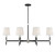 Brody Six Light Linear Chandelier (1-1631-6-173)