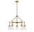Savoy House - 1-1832-5-322 - Five Light Chandelier - Lakewood - Warm Brass