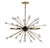 Savoy House - 1-1857-6-62 - Six Light Chandelier - Ariel - Como Black w/Gold