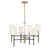 Savoy House - 1-1887-6-143 - Six Light Chandelier - Tivoli - Matte Black w/Warm Brass Accents