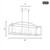 Palladian Five Light Linear Chandelier (1-190-5-322)
