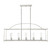 Palladian Five Light Linear Chandelier (1-190-5-SN)