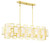 Savoy House - 1-2032-6-260 - Six Light Linear Chandelier - Portia - True Gold