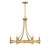 Savoy House - 1-2053-6-322 - Six Light Chandelier - Camden - Warm Brass