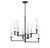 Savoy House - 1-2139-8-67 - Eight Light Chandelier - Folsom - Matte Black w/Polished Chrome