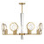 Savoy House - 1-2218-8-322 - Eight Light Chandelier - Leighton - Warm Brass