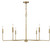Savoy House - 1-2221-6-322 - Six Light Chandelier - Salerno - Warm Brass