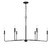 Savoy House - 1-2221-6-89 - Six Light Chandelier - Salerno - Matte Black